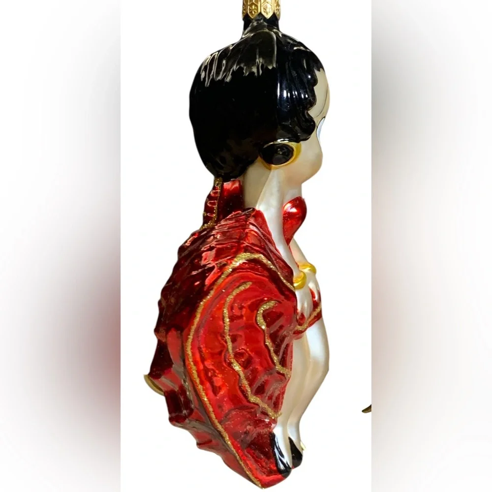 VTG Kurt Adler Betty Boop Mercury Glass Christmas Ornament. 7”‎ Tall